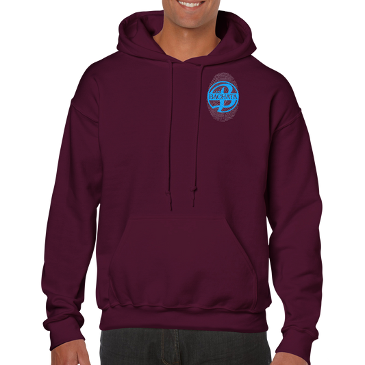 Felpa unisex I am Bachata Impronta Logo Azzurro