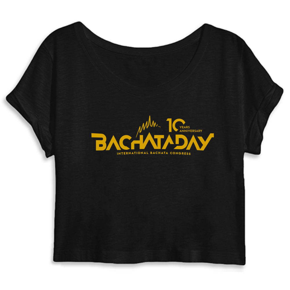 Top Crop Organico Crop Top Bachataday 10 Years Anniversary