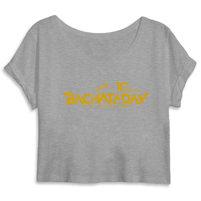 Top Crop Organico Crop Top Bachataday 10 Years Anniversary