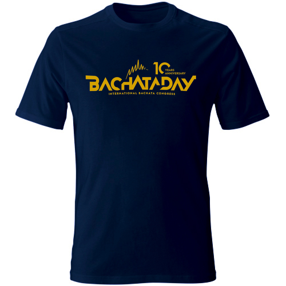 T-Shirt Unisex Maglietta Bachataday 10 Years Anniversary