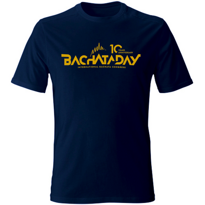 T-Shirt Unisex Maglietta Bachataday 10 Years Anniversary