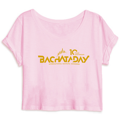 Top Crop Organico Crop Top Bachataday 10 Years Anniversary