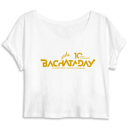 Top Crop Organico Crop Top Bachataday 10 Years Anniversary