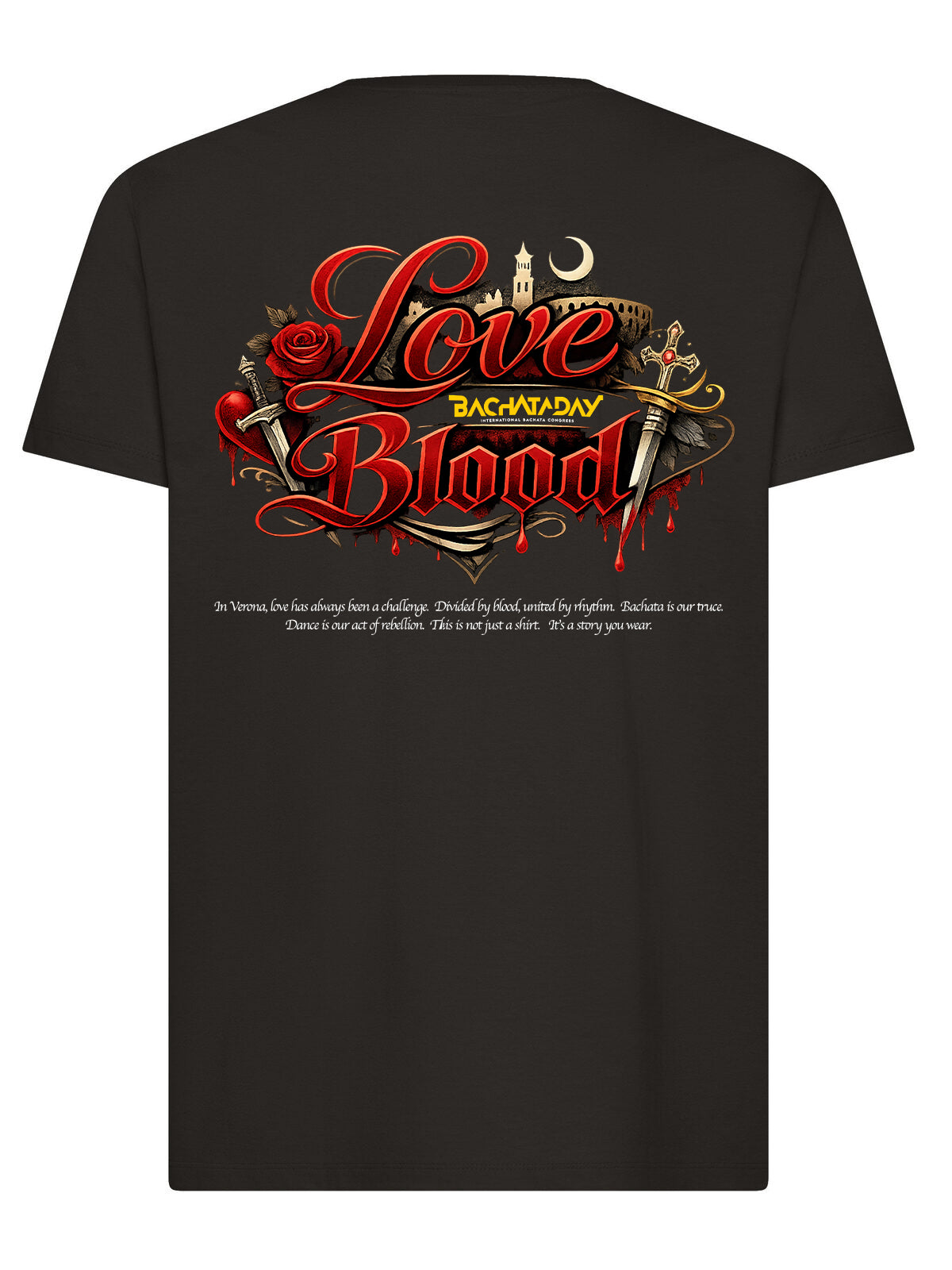 T-SHIRT LOVE AND BLOOD