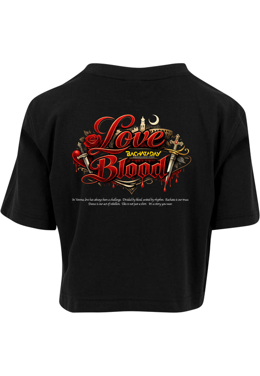 Ladies T-shirt Oversize Blood And Love